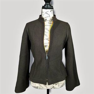 HERMES Paris - Reversible Blouson - Wool & Cashmere- NEW, Never Worn, French 36